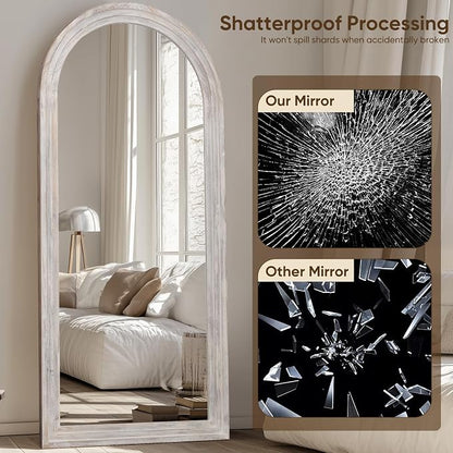 Full Length Mirror, Oversized Stand Up Mirrors Large Wall Mirrors, Wall Mounted - Image 4