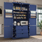 VilroCaz 80.1'' Tall Freestanding Kitchen Pantry Storage Cabinet Cupboard by VilroCaz