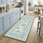 GarveeHome Blue Green Pink 2x6 Washable Kitchen Runner Rugs Non Slip Provence by GarveeHome
