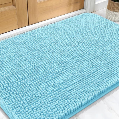 OLANLY Dog Door Mat for Muddy Paws 34x21, Super Absorbent Chenille Mud Mat | by OLANLY