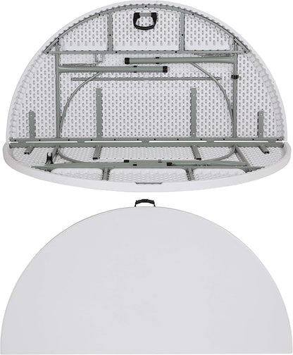Flash Furniture Stonewall 6' Round Plastic Folding Event Table - Image 7