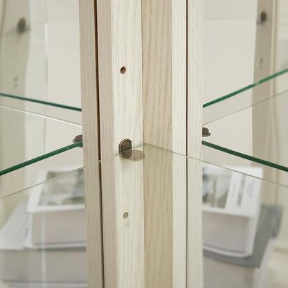 Glass Corner Display Cabinet - Image 6