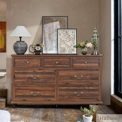Joaxswe Farmhouse 54" 7 Drawers Dresser - Image 7