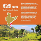 Tiesta Tea - Ceylon Orange Pekoe Black Tea, Loose Leaf, Single Origin Premium from Sri Lanka, Pure Unblended High Caffeinated, Hot or Iced & Brews Up to 200 Cups, 16oz Resealable Bulk Pouch
