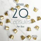 Artuzzi Lungo Venezia I 120ct Espresso Capsules Compatible with Nespresso Original Machines I Dark Roast I Intensity 8 I Aluminum & Recyclable Lungo Pods I Italian Roast