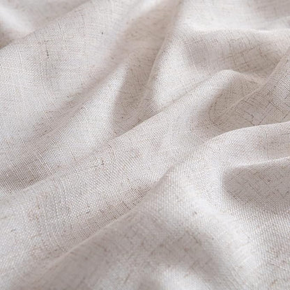 MIULEE Natural White Linen Curtains 52x102 Inch Length 2 Panels - Image 4