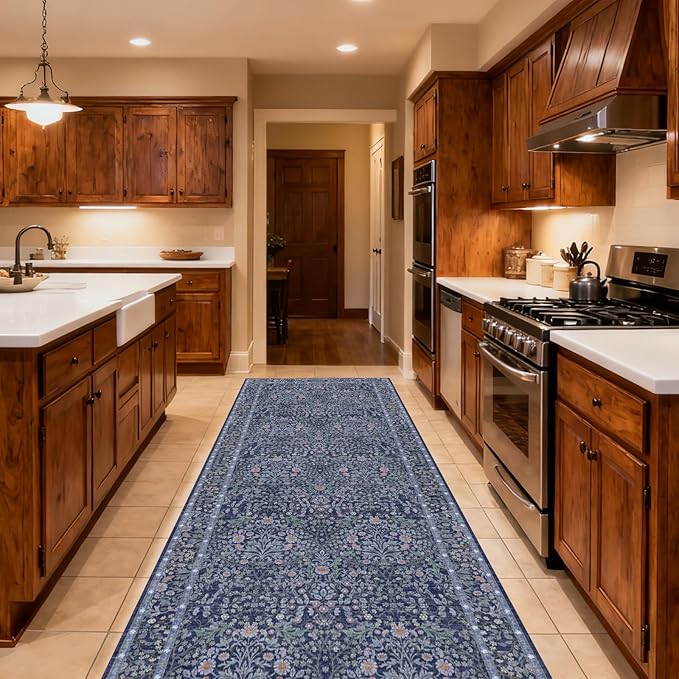Washable 2' x 6' Runners for Hallways, Non Slip Long Floor Runner for Kitchen - Image 2