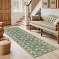 AMADA HOMEFURNISHING 2x6 Washable Entry Rug, Vintage Non-Slip & Low-Pile by AMADAHOMEFURNISHING
