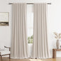 100% Blackout Curtains 90 Inch Length 2 Panels Set by Guken