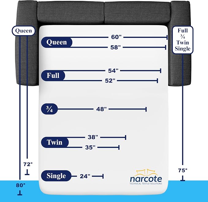 Allersoft| Queen Sleeper Sofa Mattress Cover - Image 3