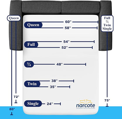 Allersoft| Queen Sleeper Sofa Mattress Cover - Image 2