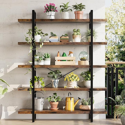 OtterOasis Heavy Duty 5-Tier Industrial Bookcase, 120lbs Shelf Capacity - Image 6
