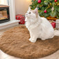 OLANLY Khaki Round Rugs for Bedroom by OLANLY