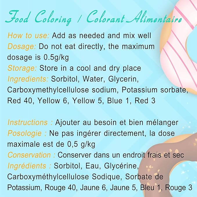 Gel Food Coloring - 4.5oz Vivid Food Coloring Gel for Baking, Cake Decorating, Cookie, Fondant, Macaron - Tasteless Concentrated Edible Food Color Dye for Icing, Slime, Drinks, DIY Crafts (Purple)