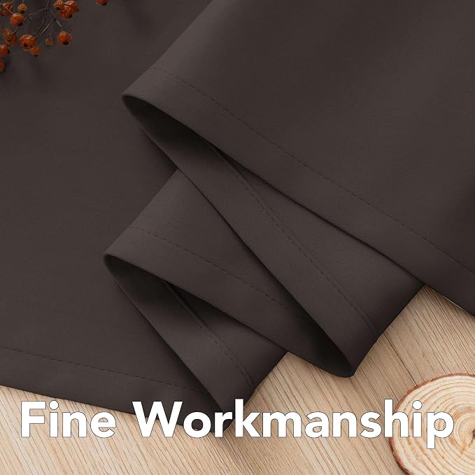 H.VERSAILTEX Brown Blackout Curtains - Image 7