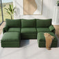 Vesgantti 108" U Shaped Sectional Couch, Comfy Cloud Modular Sectional Sofa by Vesgantti