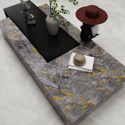 Grey Gold Marble Contact Paper for Countertops A Set of 15.7" X 472"Glossy Peel - Image 7
