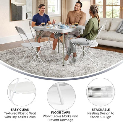 Flash Furniture Hercules Series Plastic Folding Chairs - Image 7