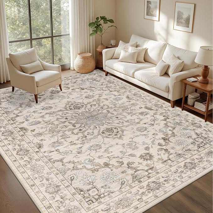 4x6 Area Rugs Living Room: Washable Rug by EXPEDIX