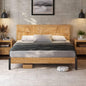 Bme Trapeze King Bed Frame – Modern Solid Wood Bed by Bme