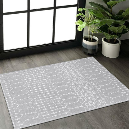 Lahome Moroccan Rugs for Entryway 2x3 Small Non-Slip Kitchen Rug Throw - Image 5