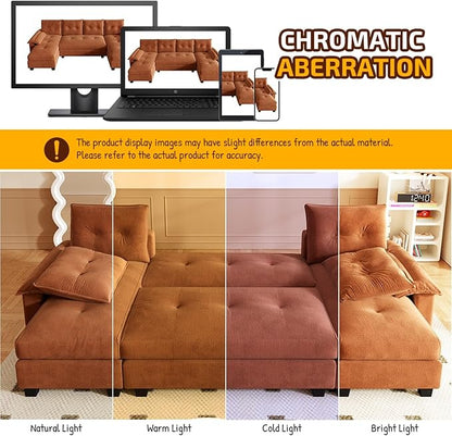 104.7" U-Shaped Sleeper Sofa - Image 9