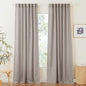 RYB HOME Linen Semi Sheer Curtains by RYBHOME