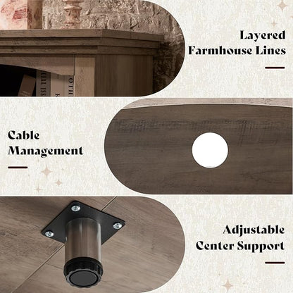 AMERLIFE 70 Inch Fireplace TV Stand - Image 7