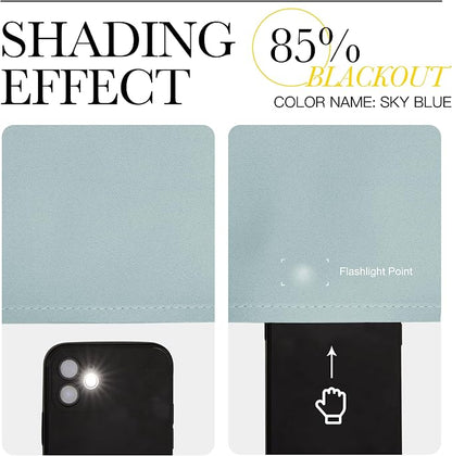 NICETOWN Sky Blue Curtains for Kids Room - Image 7