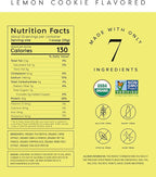 Truvani Vegan Pea Protein Powder | Lemon Cookie | 20g Organic Plant Based Protein | 20 Servings | Keto | Gluten & Dairy Free | Low Carb | No Added Sugar