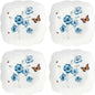 Lenox 894309 Butterfly Meadow Square 4-Piece Dinner Plates
