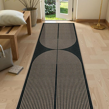 Lahome Enfys Modern Rainbow Kitchen Runner Rug, 2x8 Easy Jute Rug Runners by Lahome
