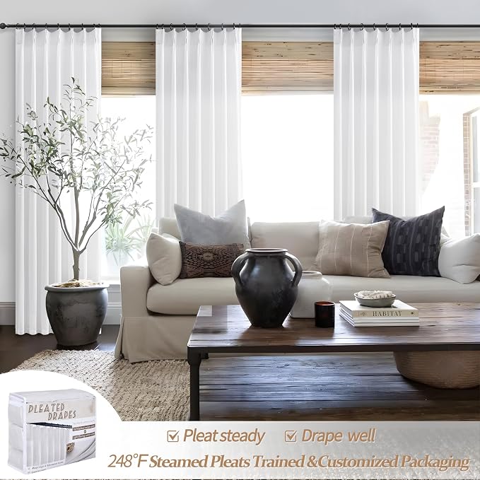 Cute White Sheer Curtains 96 Inches Long - Image 6