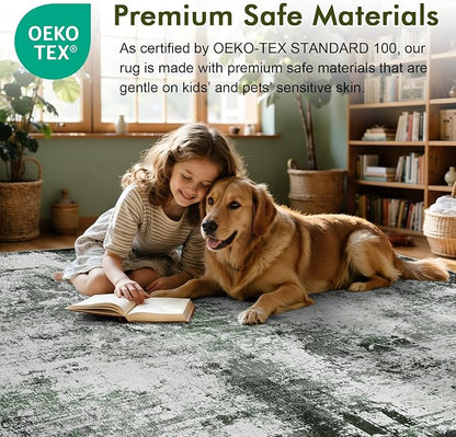 6x9 Ft Large Area Rugs for Living Room, Soft Non-Slip Washable Rugs Modern - Image 5