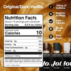 Jot Coffee Concentrate (Variety 3pk) High Caffeine Cold Brew Coffee Concentrate Liquid for Iced Coffees, Instant Espresso, Hot or Cold Instant Coffees - Makes 14 Cups, 150mg Caffeine/Tbsp, No Sugar