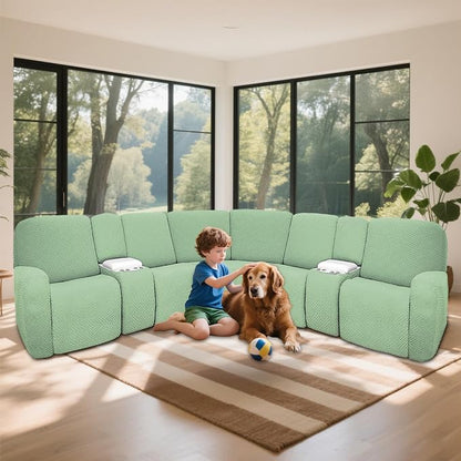 100% Waterproof Sectional Recliner Couch Covers - Image 2