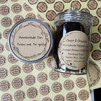 Custom Stickers Kraft Paper Labels Personalized Withe Text, Business Logo Customized Food Jars Labels Bakery Label Sticker Package Favor Canning Circle 100pcs (Style 2)