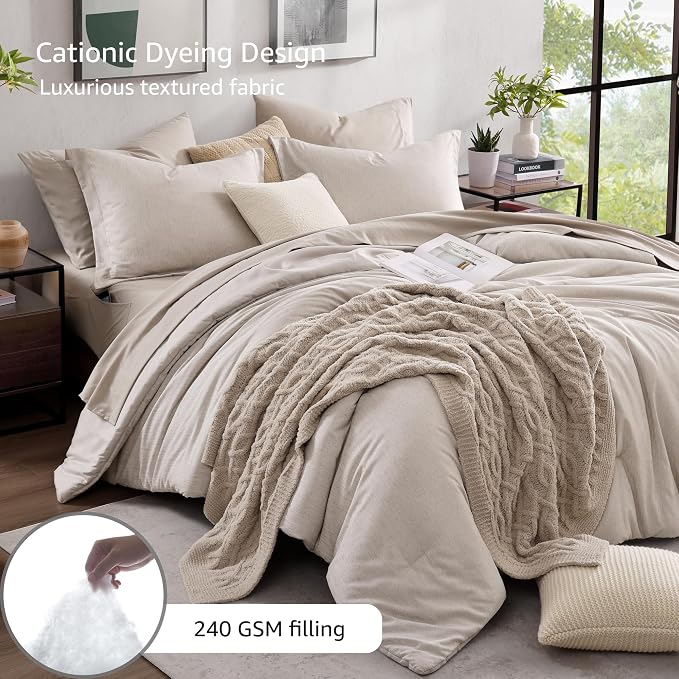 Monbix Queen Comforter Set - Image 3