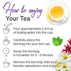 Refreshing Mint Herbal 60 Tea Bags – Special Blend Of Spearmint and Peppermint with Chamomile, and Top Herbal Ingredients for Digestive Comfort & Relaxation, Caffeine-Free, Naturally Sweet, Non GMO