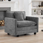 WUTUTUEE 41'' Modern Chenille Oversized Chair, Upholstered Accent Living Room by WUTUTUEE