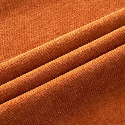 MIULEE Fall Orange Chenille Couch Throw Pillow Covers, 18x18 | Set of 2 - Image 2