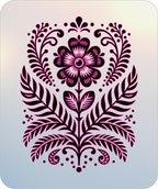 Scandinavian Flower 3 Stencil - Nordic Minimalist Floral Design for Hygge Décor, DIY Crafts, Wall Art, and Modern Home Styling from The Artful Stencil