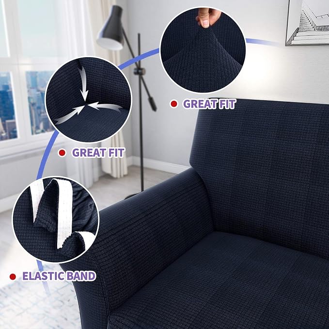ZNSAYOTX 4 Piece Oversized Sofa Covers - Image 3