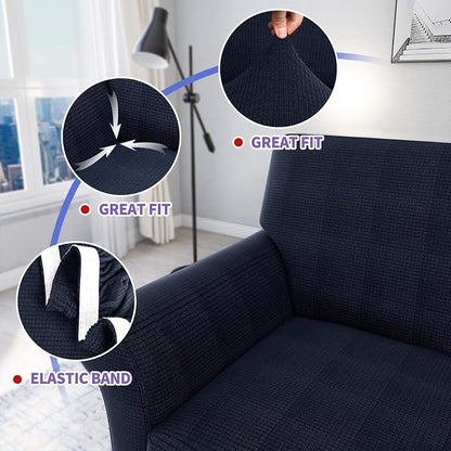 ZNSAYOTX 4 Piece Oversized Sofa Covers - Image 3