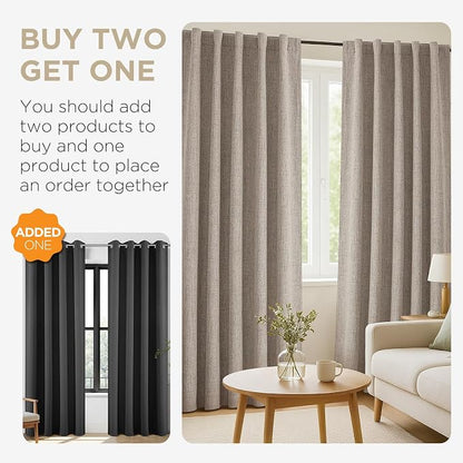 Joydeco Blackout Curtains for Bedroom - Image 2