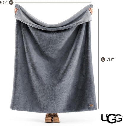 UGG Euphoria Throw Blanket, Plush Faux Fur Blanket, Ultra Plush, OEKO-TEX - Image 8