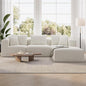 Novilla 106" Modular Sectional Sofa, Modern Cloud Sectional Couch by Novilla