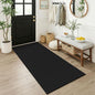 KOZYFLY Black 3x6 Washable Runner Rug, Non Slip Wide Runners by KOZYFLY