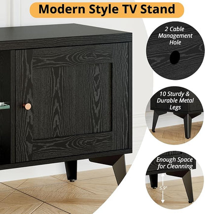 LIKIMIO 2-in-1 TV Stand for 85 Inch TV, Entertainment Center - Image 8