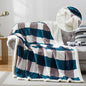 PU MEI Sherpa Blanket Twin Plaid Thick Bed Blanket, 60”*80” Super Soft Flannel by HOME